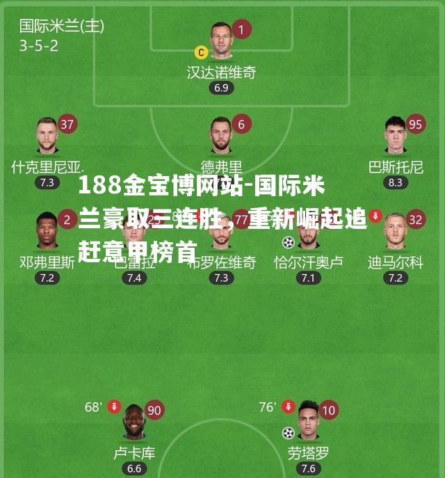 国际米兰豪取三连胜，重新崛起追赶意甲榜首