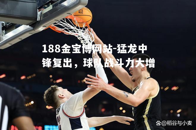 猛龙中锋复出，球队战斗力大增